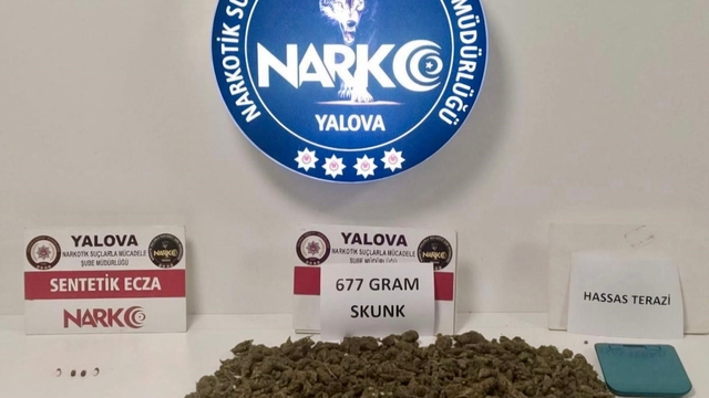 Yalova'da uyuşturucu operasyonunda 2 tutuklama