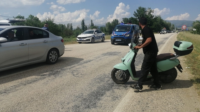 Isparta'da motosikletten düşen sürücü ağır yaralandı