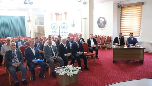Bayburt'ta sınav güvenliği hazırlıkları değerlendirildi