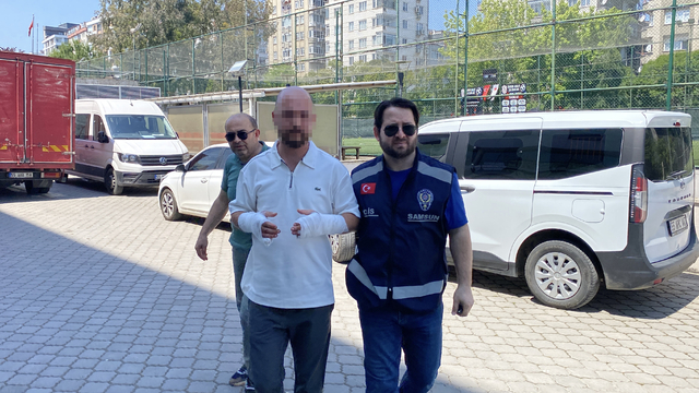 Eski eşini darbedip, iş yerine zarar verdi