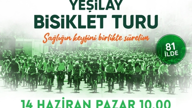 '13. Geleneksel Yeşilay Bisiklet Turu' 14 Haziran'da düzenlenecek