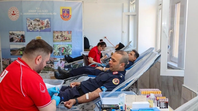 Sinop jandarmasından anlamlı destek