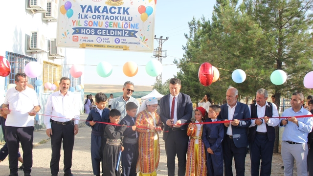 Cizre Yakacık İlk ve Ortaokulunda yıl sonu şenliği