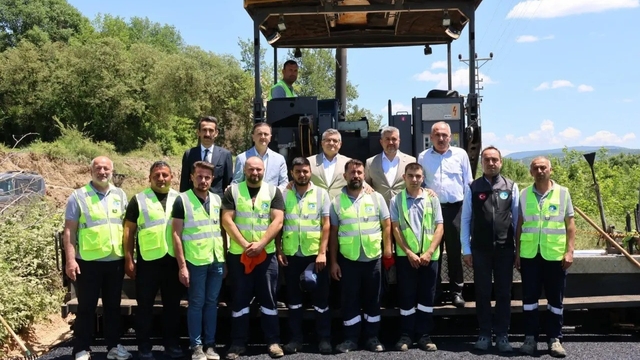 Sinop'ta asfalt sezonu başladı