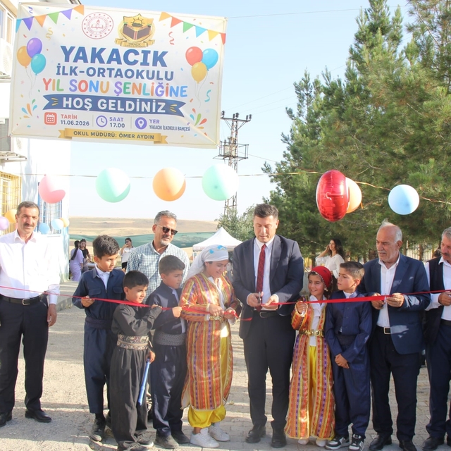 Cizre Yakacık İlk ve Ortaokulunda yıl sonu şenliği