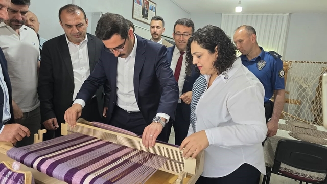 Hanönü'de kursiyerlerin ele emeği ürünleri sergilendi