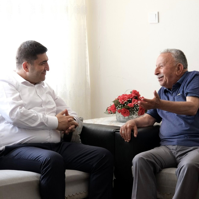 Güdül Belediye Başkanı Doğanay'dan ev ziyaretleri