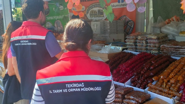 Tekirdağ Kiraz Festivali'nde sıkı gıda denetimi