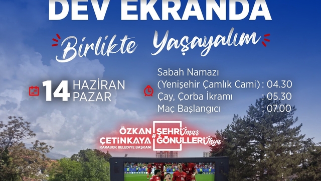 Dünya kupası heyecanı Yenişehir Yazlık Sineması'nda yaşanacak