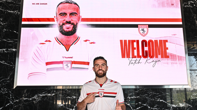 Samsunspor, forvet oyuncusu Fatih Kaya'yı transfer etti