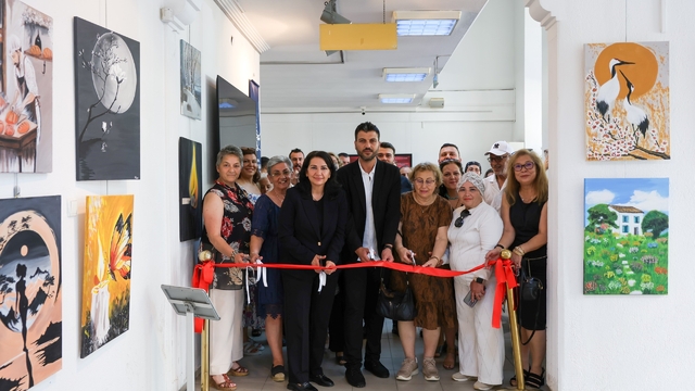 Aydın'da her yaştan sanatseverin eserleri görücüye çıktı