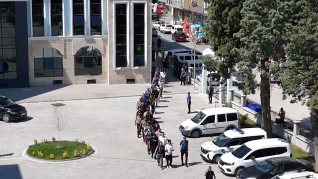 Kütahya'da uyuşturucu operasyonu; 28 gözaltı
