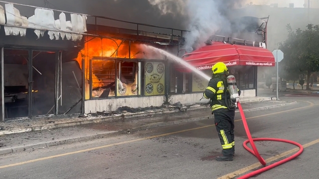 Mersin'de fırında çıkan hasara neden oldu