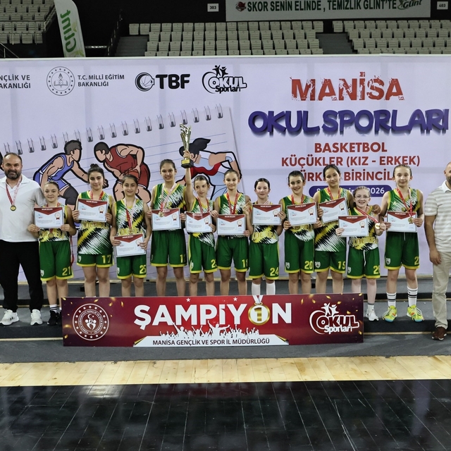 Basketbolun geleceği Manisa'da parladı