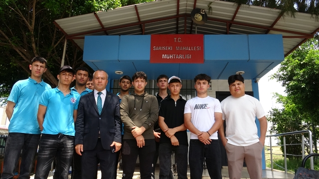 'Uyuşturucuya hayır' diyen muhtar ve mahallenin gençleri birlikte kısa film çekti