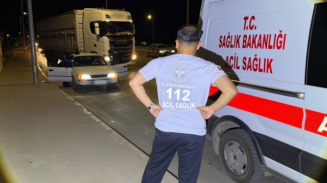 Aldığı maddenin etkisiyle baygın bulunan sürücü ekipleri harekete geçirdi