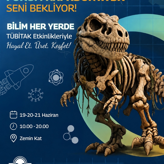 TÜBİTAK Bilim Her Yerde çocuk şenliği, Forum Kapadokya'da ücretsiz olarak g...
