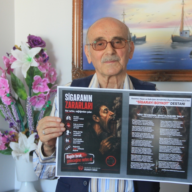 Kayıkçı'dan sigaraya karşı "mısra mısra" savaş: "Sigarayı Boykot Destanı"