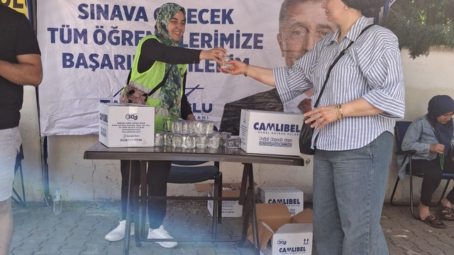 Şahinbey zabıta ekipleri LGS'de öğrencilerin yanında oldu