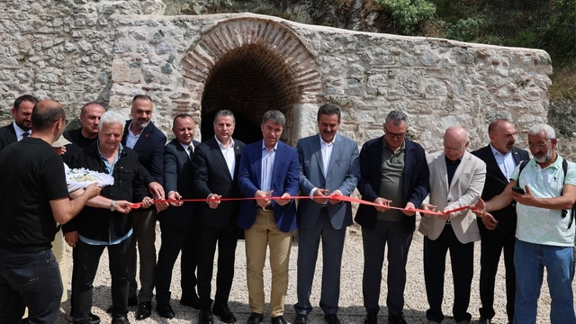 Amasya'da restorasyonu tamamlanan 200 yıllık Venk Suyu Ayazması hizmete açıldı