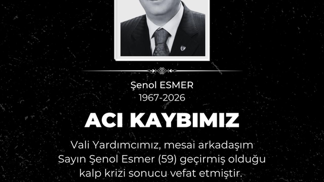 Kayseri Vali Yardımcısı Esmer, hayatını kaybetti