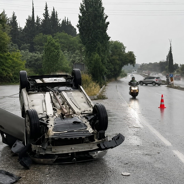 Söke Kuşadası yolu üzerinde otomobil takla attı
Sürücü, kazayı yara almadan...