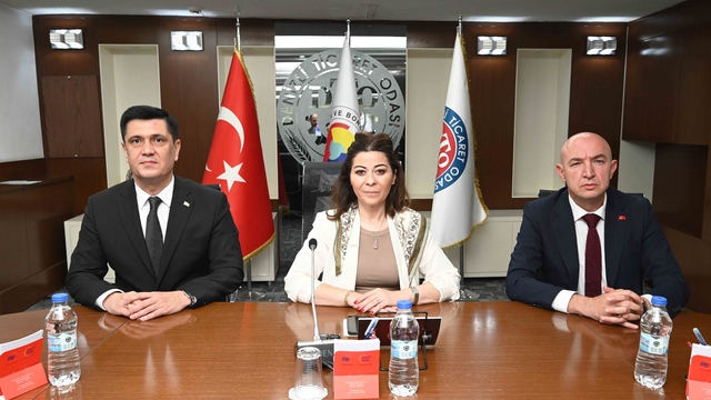 DTO'da Türkmenistan ekonomisi ve iş birliği fırsatları konuşuldu
Denizli ile Türkmenistan arasındaki ticari ilişkiler masaya yatırıldı