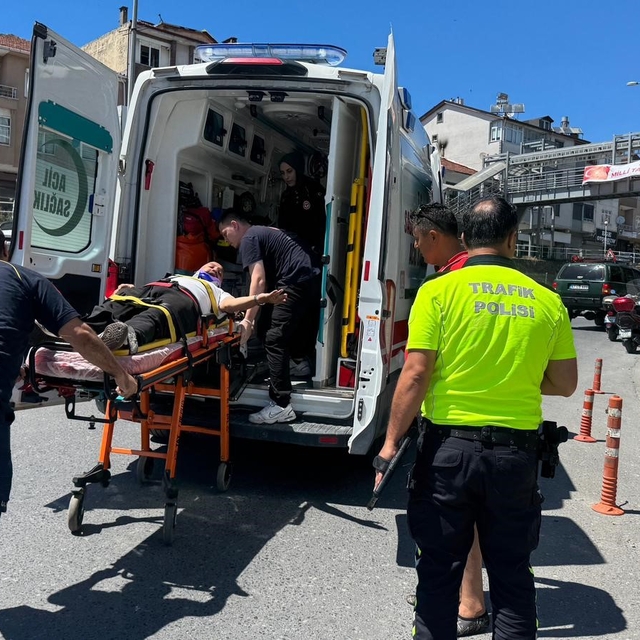 Alaplı'da motosiklet kazası: 1 kişi yaralandı