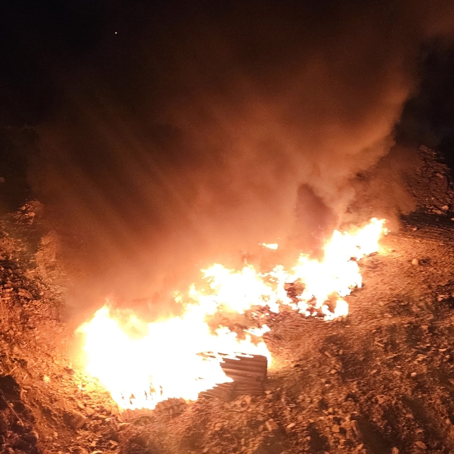 Kumluca'da yangın paniği