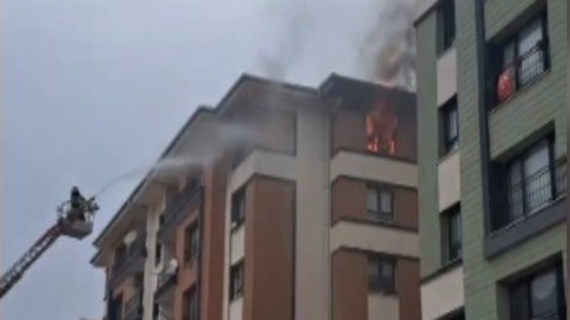 Kahramanmaraş'ta ikamet yangını