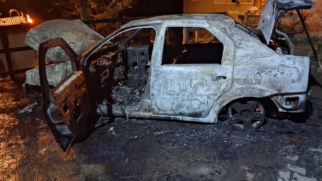 Ordu'da sendika başkanının park halindeki aracı kundaklandı