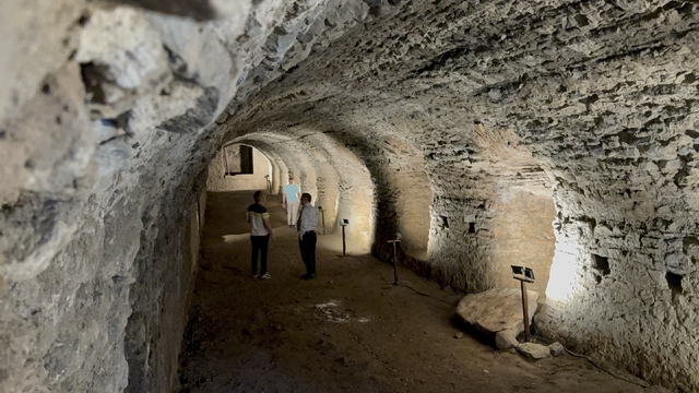 Roma lejyonlarının mühimmatının saklandığı depo tarihe tanıklık ediyor