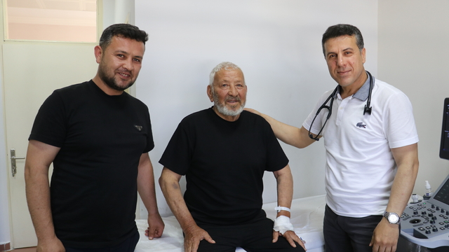 İstanbul'da 'riskli' denildi, Diyarbakır'da anjiyo ile sağlığına kavuştu