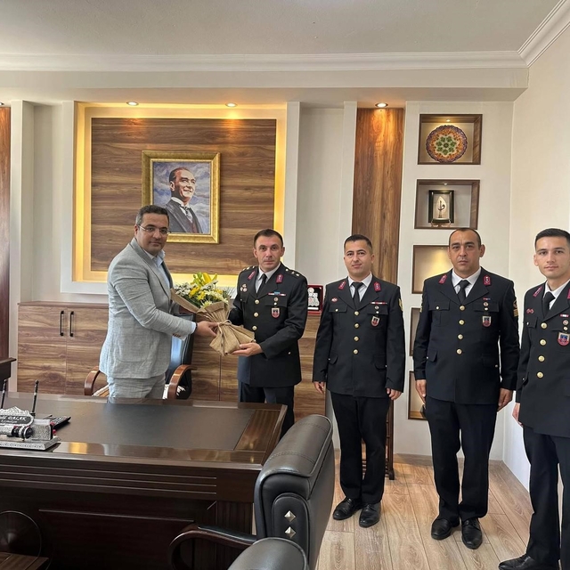 Kaymakam Dalak'tan jandarmaya tebrik ve teşekkür