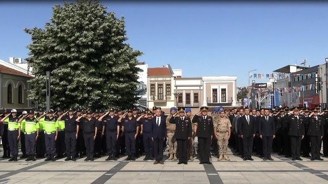 Edirne'de jandarmanın kuruluşunun 187'inci yılı törenle kutlandı