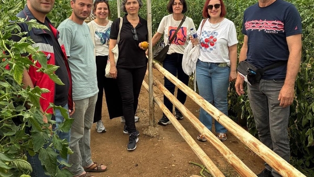 Simav'daki seracılara domates hastalıkları ve zararlıları eğitimi