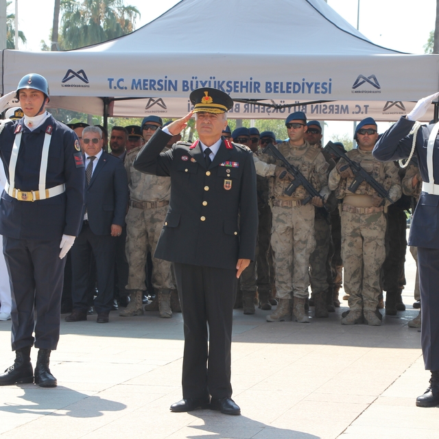Mersin'de Jandarma Teşkilatı'nın 187. kuruluş yıl dönümü kutlandı