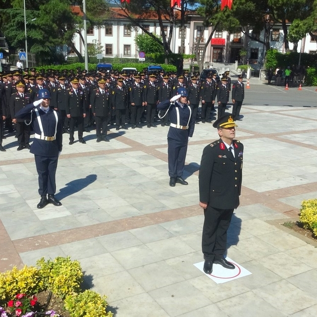 Jandarma'nın 187. Kuruluş Yıl Dönümü Muğla'da törenle kutlandı