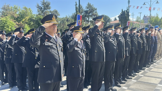 Burdur'da jandarmanın 187'nci kuruluş yıldönümü kutlandı