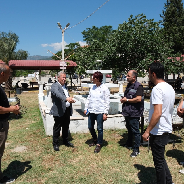 Buharkent'te Gençlik Parkı yenileniyor