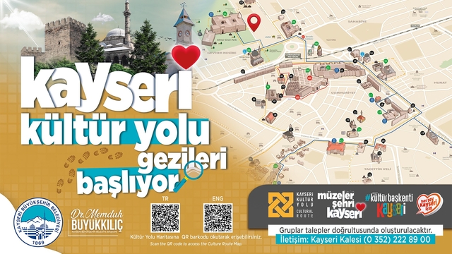 Kayseri kültür yolu gezileri başlıyor
Büyükşehir ile 7 bin yıllık tarih adım adım keşfedilecek