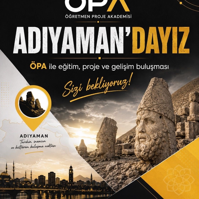 Yapay zeka destekli proje eğitimi Adıyaman'da yapılacak