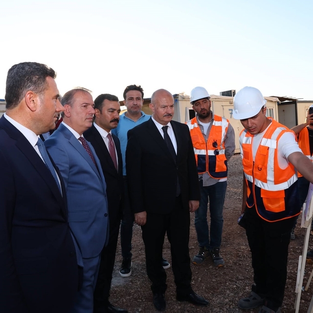 Kahta'da kamu yatırımları yerinde incelendi