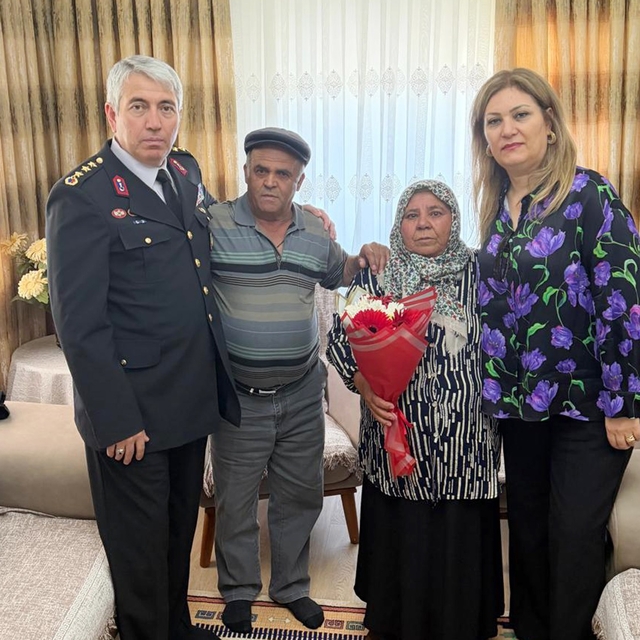 Kırşehir'de jandarmadan şehit aileleri ve gazilere ziyaret