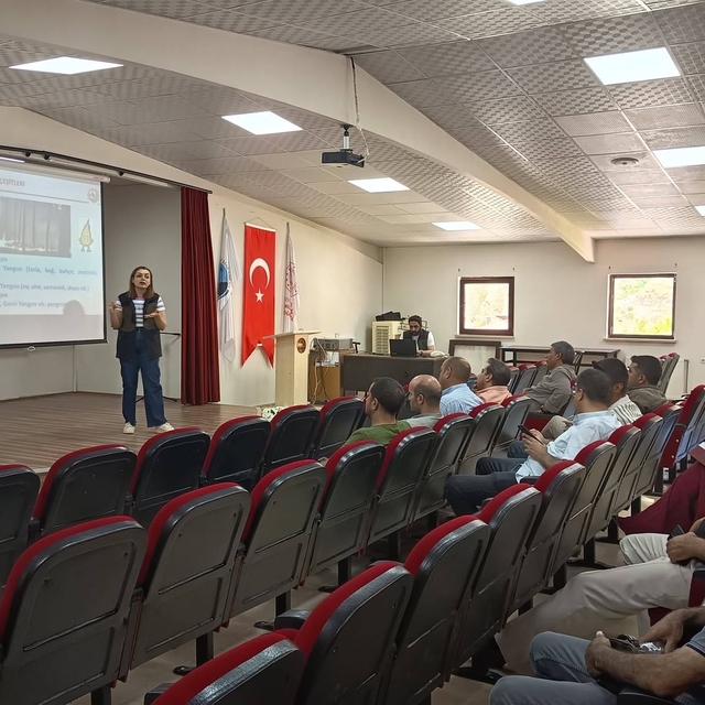 Keban'da orman yangınlarına karşı farkındalık eğitimi düzenlendi