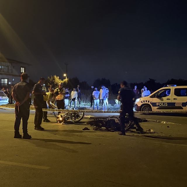 Mersin'de motosiklet kazası: 1 ölü, 1 yaralı