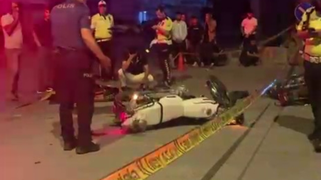 Mersin'de iki motosiklet çarpıştı: 1 ölü, 1 yaralı