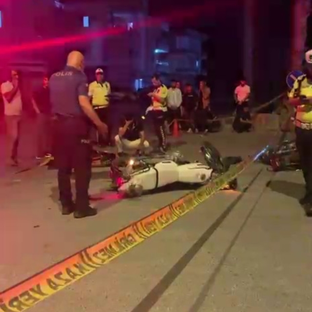Mersin'de iki motosiklet çarpıştı: 1 ölü, 1 yaralı
