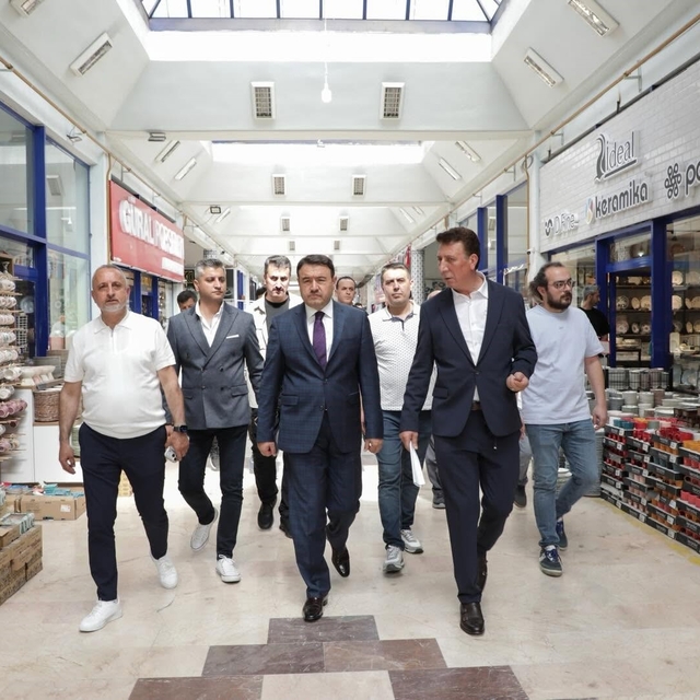 Vali Musa Işın'dan Kervansaray Çiniciler Çarşısı'na ziyaret