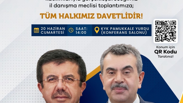 Milli Eğitim Bakanı Yusuf Tekin Denizli'ye geliyor